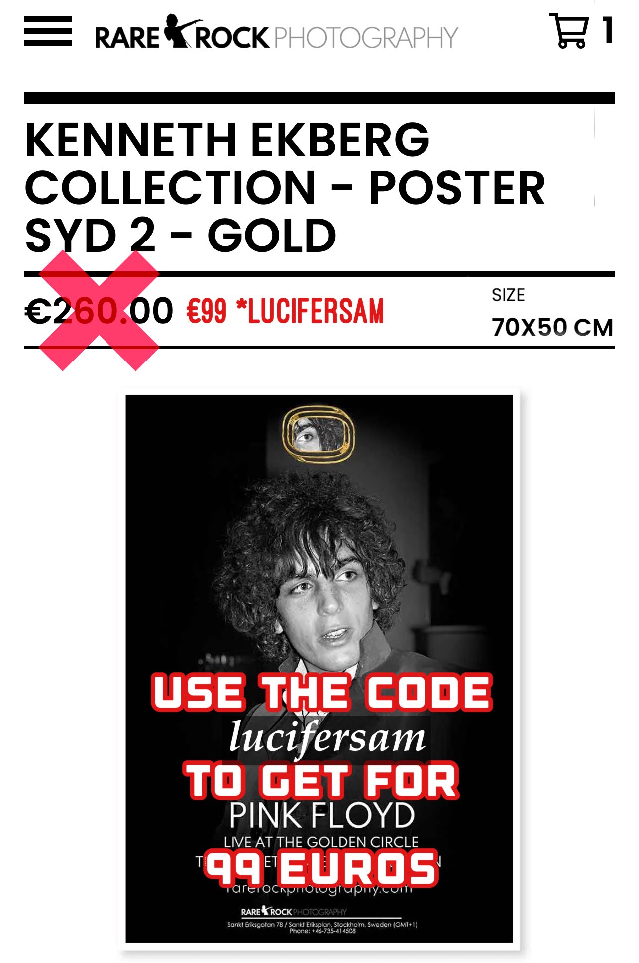 Pink Floyd Collectors on Twitter: "Beautiful image of @TheSydBarrett 1967  Sweden. With many thanks to Rare Rock Photography, they have released a  limited number of their beautiful 70 x 50 cm giclee