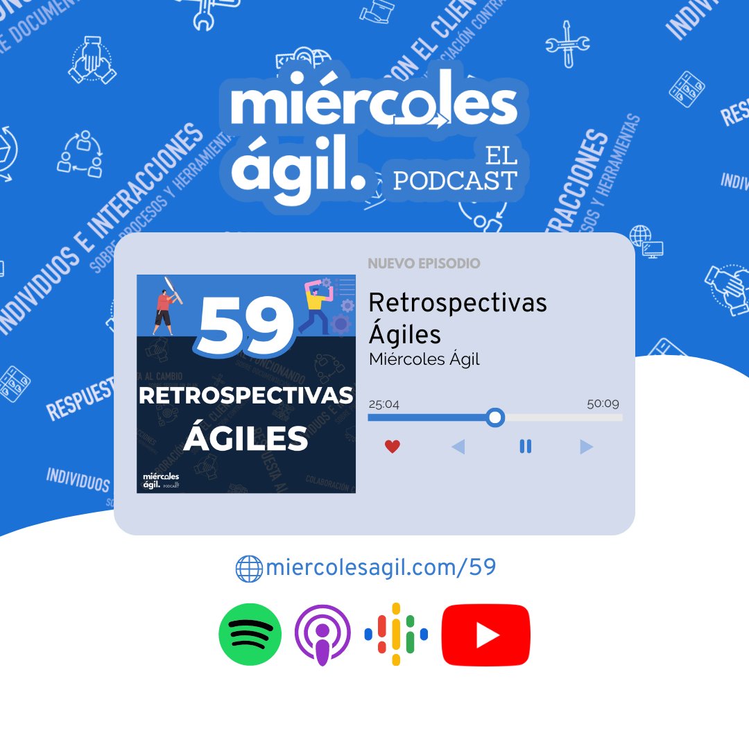 Miércoles Ágil Podcast tweet media
