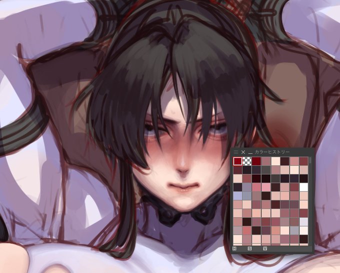 眠気えぐい #熟れたゴリ落描き 