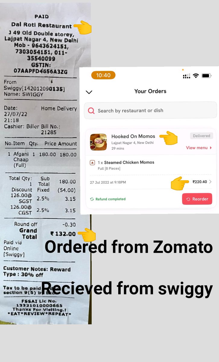 abbas__syed's tweet photo. This is something new @zomato @Swiggy do look into this.#Zomato #swiggy #iwantmyfood https://t.co/ZoQ6VM8egv