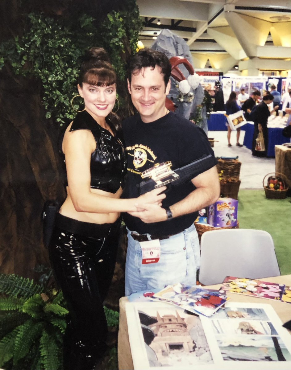 deborahaabbott's tweet photo. With #jeffSmith creator of #Bone comics, I read the whole series, in face Bone may be the only comic which I read every issue of. He created this comic as a kid and made it in his adult years. I’m promoting #codetango found on #amazon https://t.co/UiB0UxpLwW