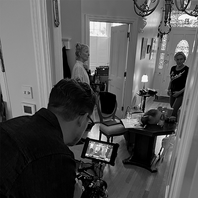 CallMeBackFilm's tweet photo. SNEAK PEEK Here's some more BTS from our rehearsal. You can see director Tom Andrews in action working with Lindsay Duncan and Sophia Myles on the opening scene. It's all coming together... #shortfilm #film #drama
#lindsayduncan #sophiamyles
#crowdfunding #crowdfund 
 #filmmaking https://t.co/NACZyqMboT