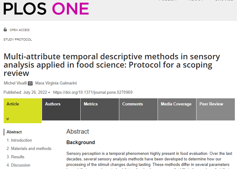 MVGalmarini's tweet photo. Hello you!
Yes, #sensorymethods made it to @PLOSONE
And this is just the first part.
#fièredenous
https://t.co/DmjaZ8qIt4 https://t.co/bV5lWYhms6