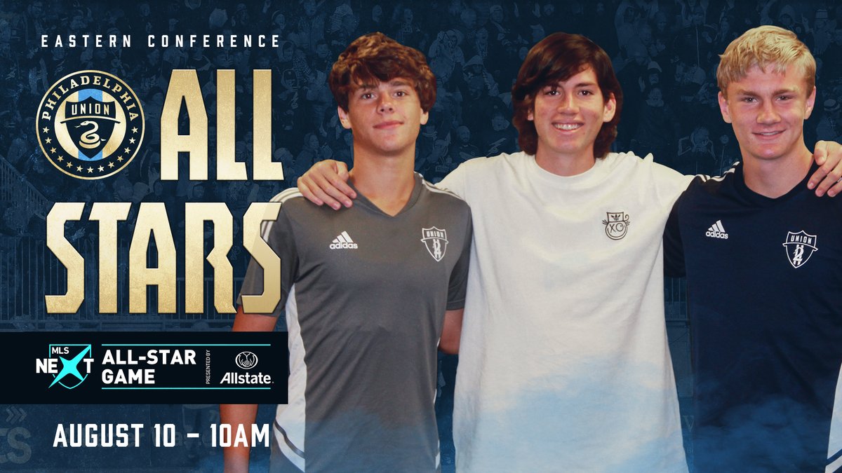 Adding a few more guys to our All-Star reps in Minnesota! ⭐️ Congrats to U-17 @phlunionacademy players Marcos Zambrano-Delgado, Daniel Krueger & Andrew Rick on being named to the 2022 @MLSNEXT All-Star Game! #DOOP | @Allstate