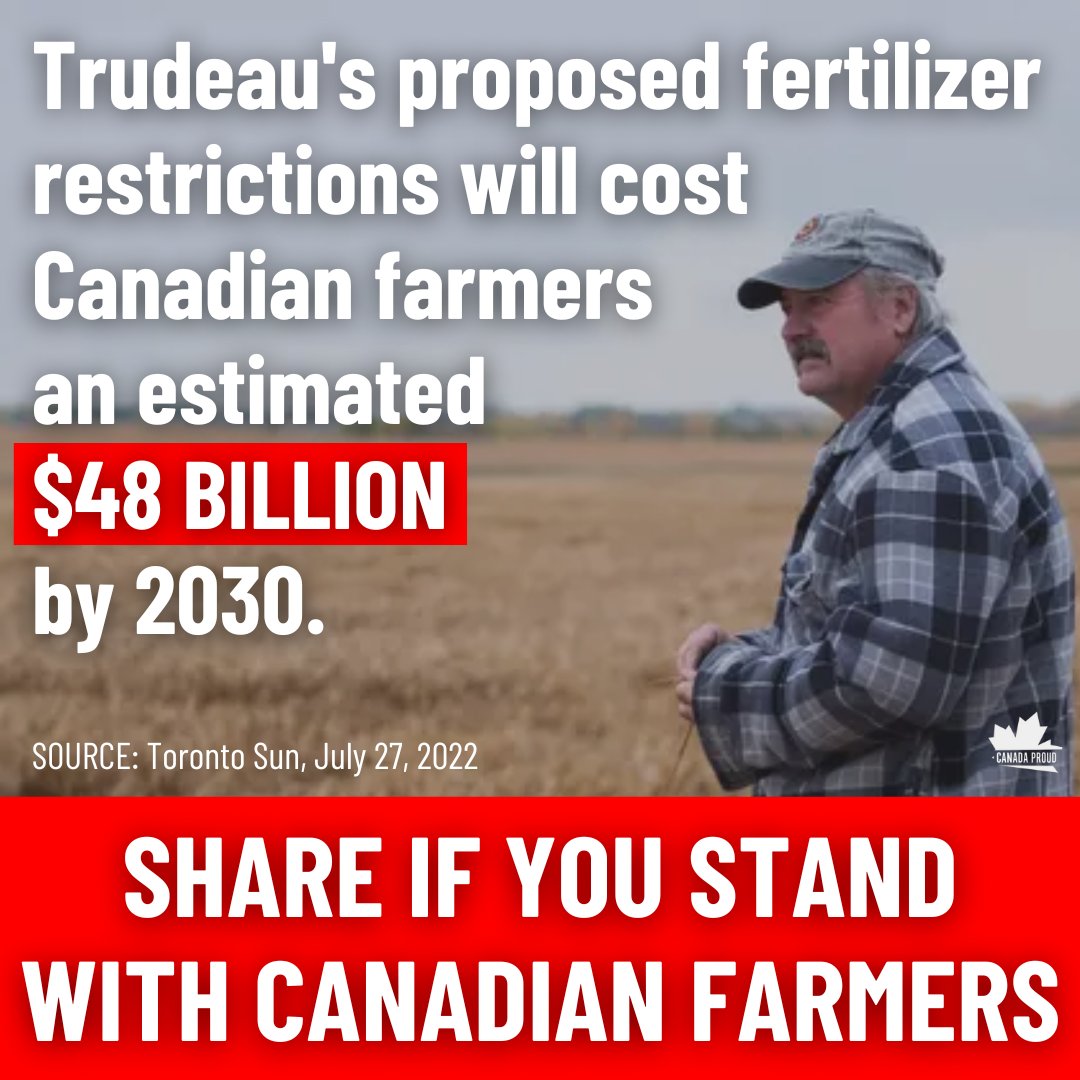 After nearly a decade of attacks on our energy industry, Trudeau is going after his next target: Canadian farmers. 😡