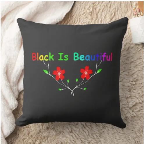 Black is beautiful Throw pillow
#throwpillow #homedecor #throwpillows #pillows  #pillowcover #pillowcase #decorativepillows #cushion #design #pillowcovers #cushions  #bedroom #livingroom #giftideas #cushioncovers
zazzle.com/z/arcflk8z?rf=…