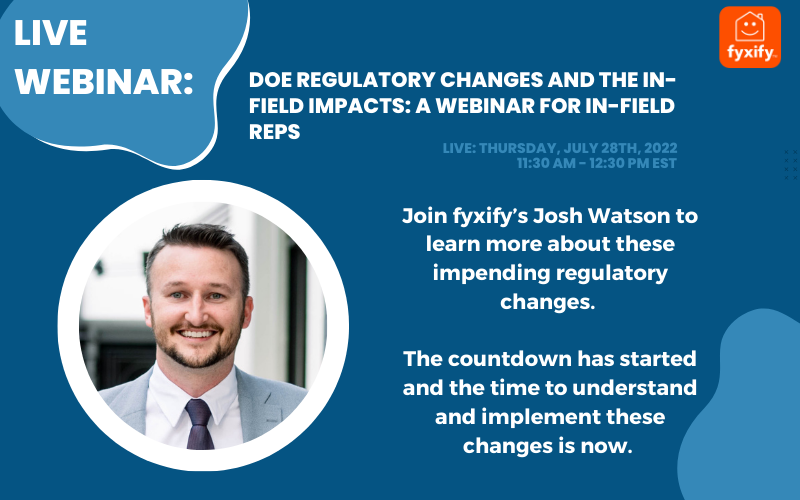 fyxifypro's tweet photo. Join fyxify's Josh Watson to learn more about these impending regulatory changes, and the raw impacts of compliance. This webinar is for TSMs and in-field reps. Register now for this 07/28 webinar: https://t.co/pQ7zuyGwIp https://t.co/cWITtoiXZs