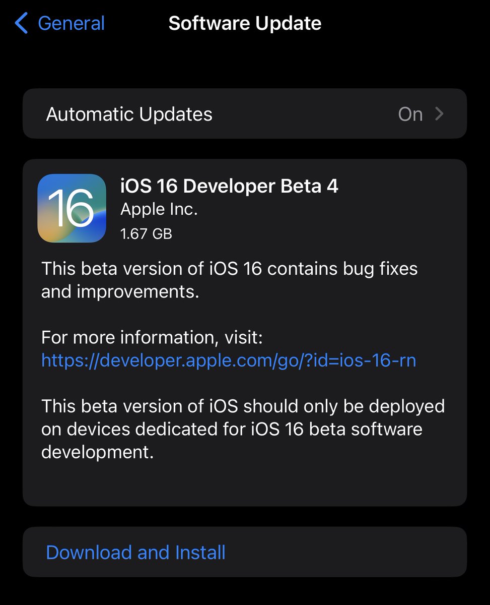 MaxdMerc's tweet image. iOS 16 Developer beta 4

#iOS16DevBeta4

#Apple #iPhone #iOS
