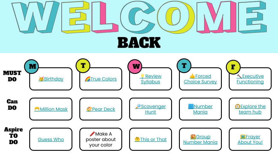 Back-To- School

docs.google.com/presentation/d…

#edtech #ditchbook #tlap #ETCoaches #hacklearning #googlei #educoach #goldeduchat