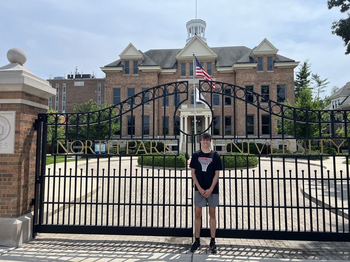 Great visit yesterday with <a href="/CoachSeanSmith1/">Sean Smith</a> and <a href="/EdwindMcGhee/">Edwind McGhee</a> at North Park University.Blessed to have received an offer to continue playing basketball in college.  Thank you . <a href="/M14Hoops_Boys/">Team M-XIV Boys</a> <a href="/chilandprephoop/">Chicagoland PrepHoop</a> <a href="/ILHoopProspects/">Illinois Hoop Prospects</a> <a href="/PrepHoopsIL/">Prep Hoops Illinois</a> <a href="/BataviaBBBall/">Batavia Basketball</a> <a href="/scottybscout/">Scott Burgess</a>