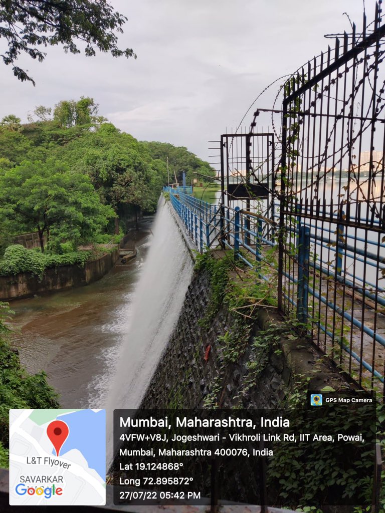 ChaurasiyaUpkar's tweet photo. Day-13, Internship of Mission Amrit Sarovar.

Visited Powai Lake and teken the picture of all drainage gates along with it’s co-ordinates on geo map camera and reposted to our nodal officer.
#MissionAmritSarovar https://t.co/HL8THbVPwG