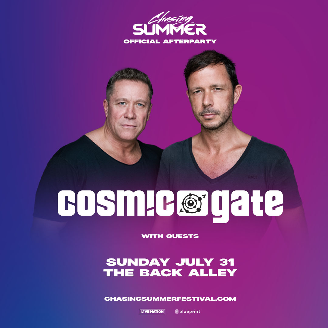 Cosmic Gate (@cosmicgate) on Twitter photo . #Calgary - This Sunday, July 31 is gonna be huuuuuge! 🔥
See you on main stage at <a href="/ChasingSummer/">Chasing Summer</a> Festival and for the after party at #TheBackAlley 🙌🏼🙌🏼 #doubletrouble
Tickets cosmic-gate.de/tour-dates . #Calgary - This Sunday, July 31 is gonna be huuuuuge! 🔥
See you on main stage at <a href="/ChasingSummer/">Chasing Summer</a> Festival and for the after party at #TheBackAlley 🙌🏼🙌🏼 #doubletrouble
Tickets cosmic-gate.de/tour-dates