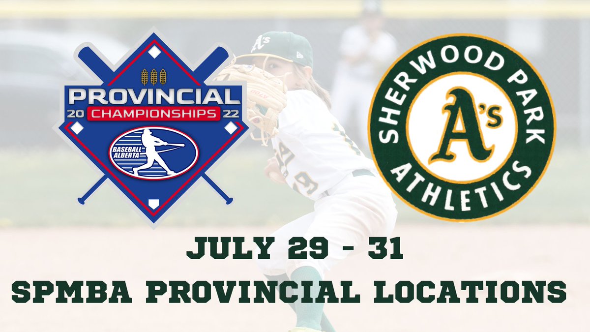 spmba1's tweet photo. Provincial Locations for Athletics teams this weekend:

⚾️18U AA Tier 2 Lloydminster

⚾️15U AAA Tier 1 Okotoks

⚾️15U AA Gold Tier 3 Lethbridge

⚾️13U AAA Tier 1 Spruce Grove

⚾️13U AA Gold Tier 2 Sherwood Park

⚾️11U AA Gold Tier 1 Beaumont

⚾️11U AA Green Tier 3 Edmonton https://t.co/uQobDzI1Yg