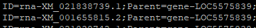 Giving genes and mRNAs completely unrelated names in your annotation should be a crime. Gnomon should be in #bioinformatics jail.