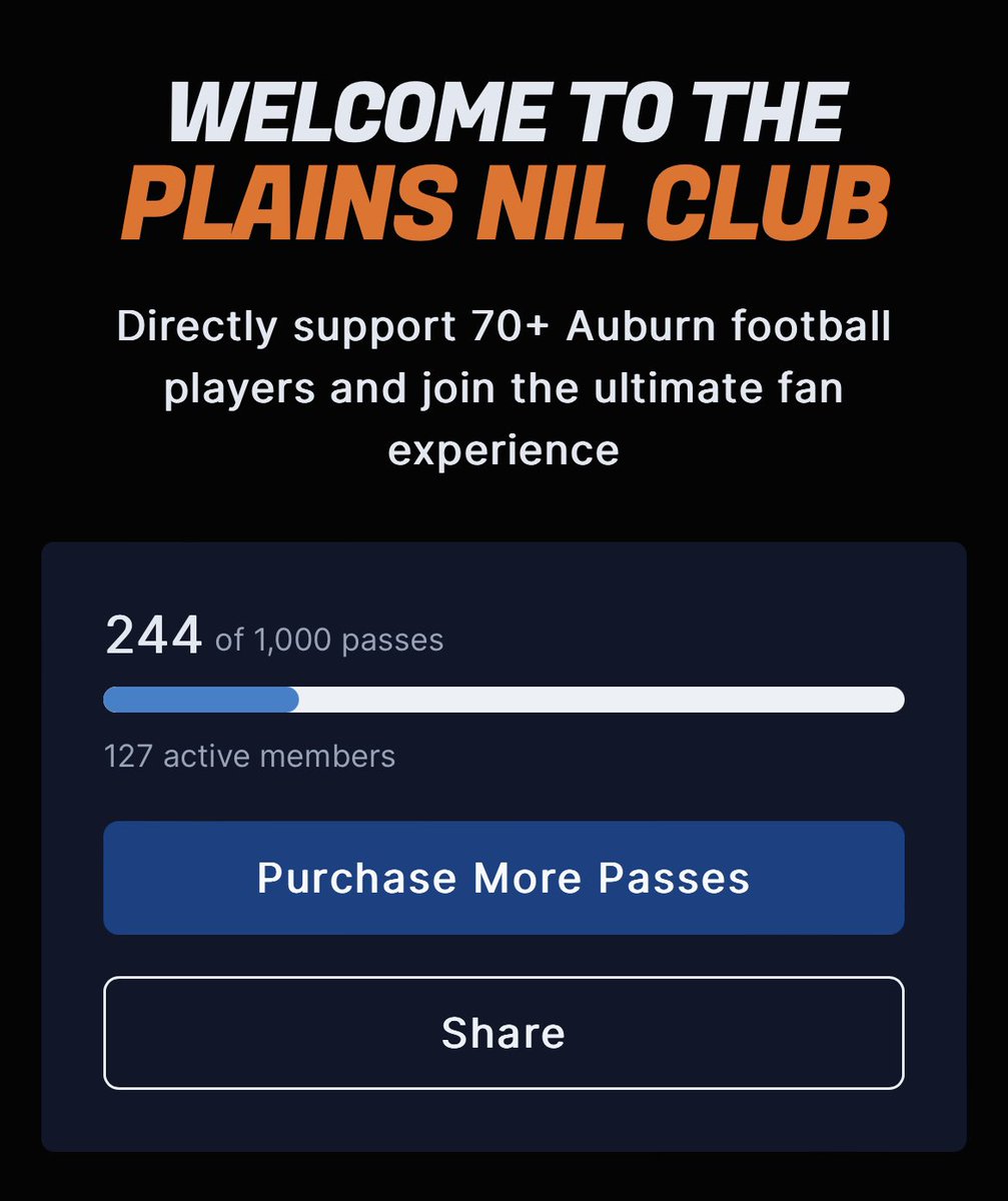 Plains NIL Club 🦅 tweet media