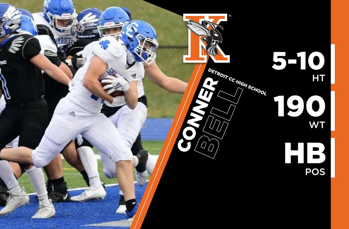 Kalamazoo College Football (@kzoofootball) on Twitter photo Please welcome Conner Bell, an H-Back, from Detroit Catholic Central High School to the Hornet Football family! #SwarmTheDay #Hornets <a href="/ConnerBell45/">Conner Bell</a> Please welcome Conner Bell, an H-Back, from Detroit Catholic Central High School to the Hornet Football family! #SwarmTheDay #Hornets <a href="/ConnerBell45/">Conner Bell</a>