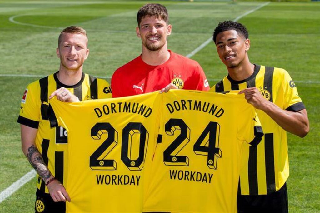 bvbnewsblog's tweet image. The company "Workday" becomes a partner of Borussia Dortmund. Dortmund collects around more than 2 million euros per year. 

via @RNBVB

#BVB
