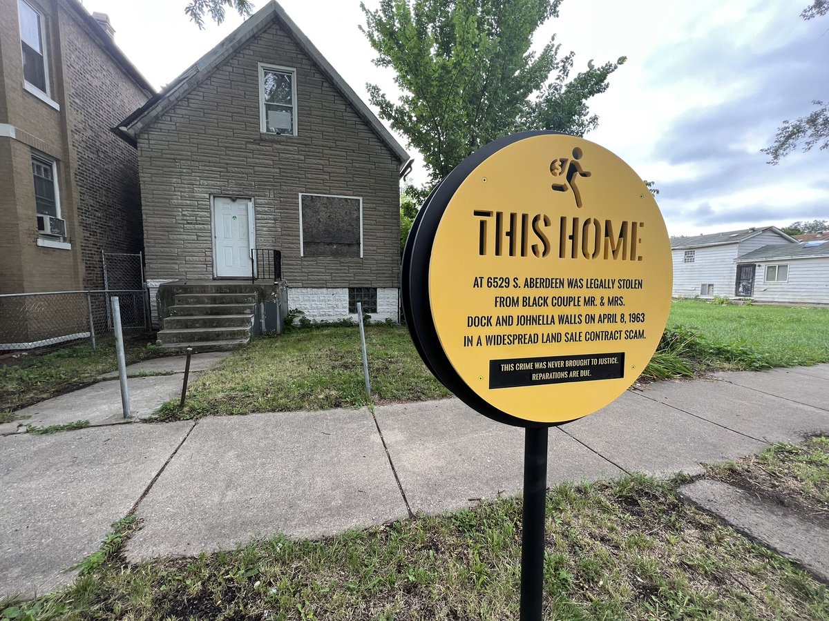 Remnants of racist Real Estate practices are scattered across the US urban landscape. These signs make visible one piece of a housing system built on the ongoing dispossession of Black people in America.