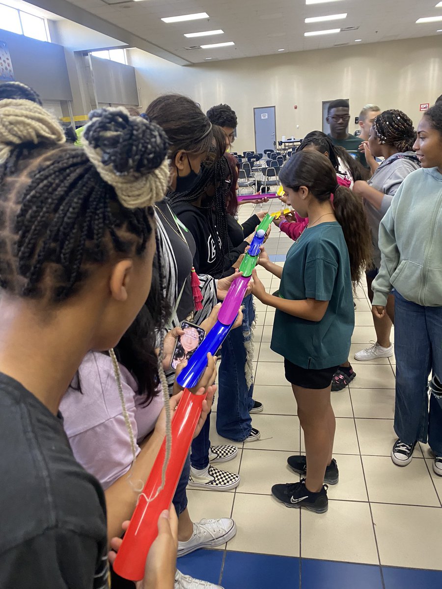 LhsavidV's tweet photo. Day 2 of P-TECH Summe Bridge. Team Building, TCC presentation, Lamar expectations, and an AVID and P-TECH student panel. Oh, and On the Border for lunch. #LamarP-TECH #LamarAVID https://t.co/RHSqE1bWy5