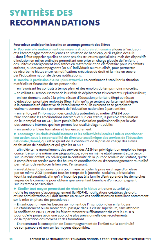 tomchambon's tweet photo. Chapitre 3: Mieux anticiper l’accompagnement des jeunes en situation de handicap pour mieux garantir la continuité des parcours
☑Mieux anticiper les besoins en accompagnement des élèves 
☑Mieux assurer la continuité des aménagements entre la scolarité et les examens et concours https://t.co/I6REVFZkqm