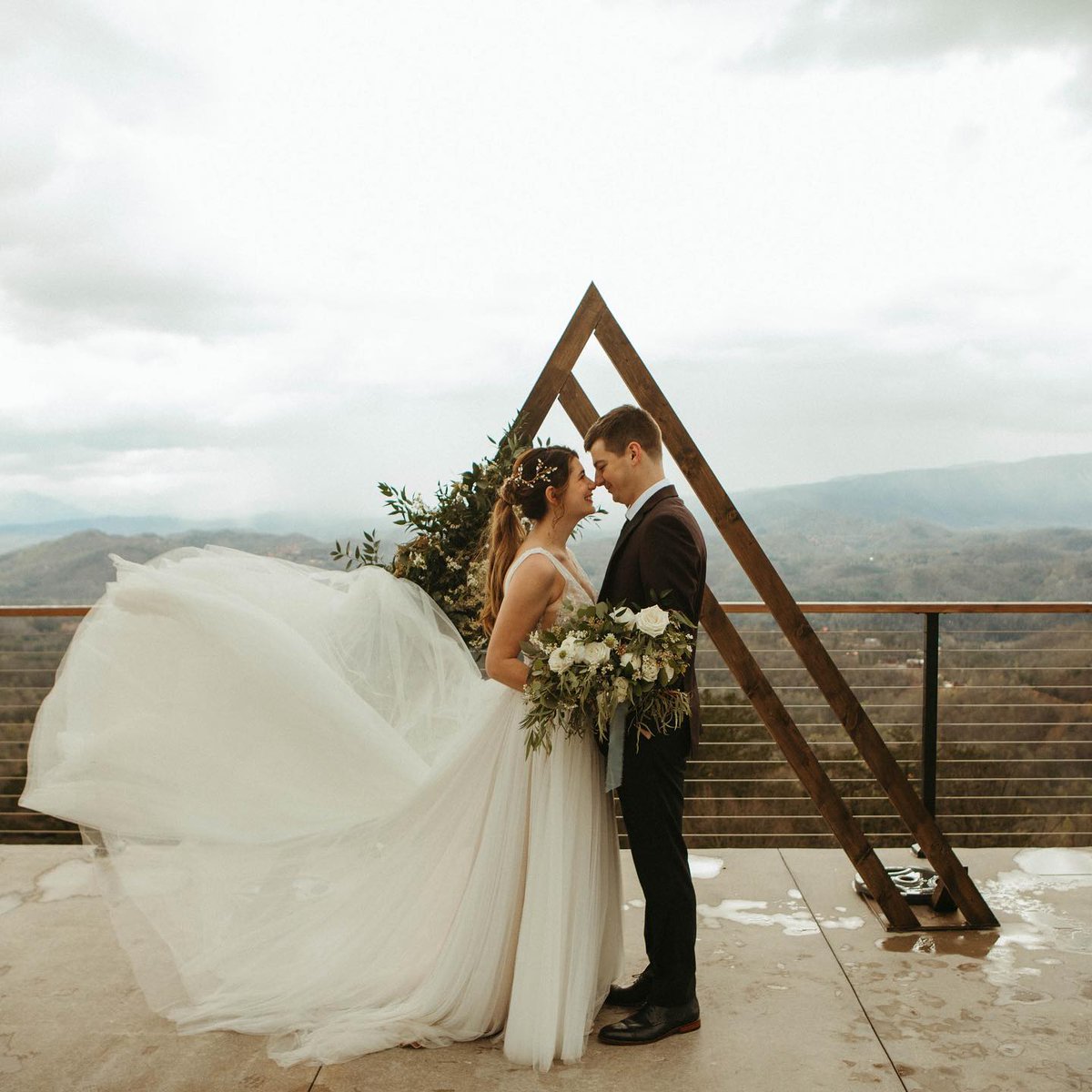 BridalandFormal's tweet photo. Happy #WeddingWednesday! 
To the moon &amp; back 🌙
Gown: Kroes by @WattersWtoo  
Headpiece: #6534 by @BelAireBridal https://t.co/jmhQa5KMFd
