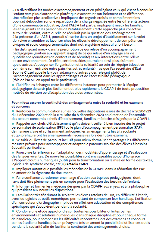 tomchambon's tweet photo. Chapitre 3: Mieux anticiper l’accompagnement des jeunes en situation de handicap pour mieux garantir la continuité des parcours
☑Mieux anticiper les besoins en accompagnement des élèves 
☑Mieux assurer la continuité des aménagements entre la scolarité et les examens et concours https://t.co/I6REVFZkqm