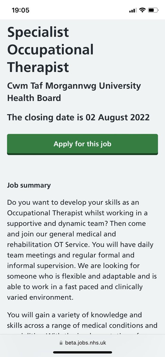 RachieG_E's tweet photo. It’s not too late to apply to work in our amazing medical and rehab team! There’s no better place to learn the skills you need to progress In Your career and really feel like a valued team member ⁦@PaulaCornelius5⁩ ⁦@rebeccardavis79⁩ ⁦@CTMUHBOT⁩ https://t.co/PmlgK9rGM2