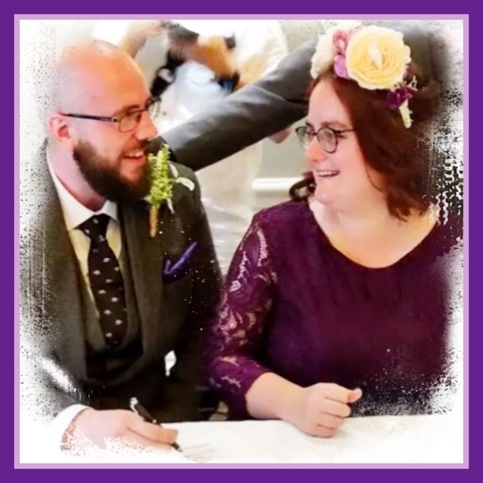 catrin_mari91's tweet photo. My partner of nearly 9 years and my absolute best friend Matt and I entered into a civil partnership at the weekend. We had a fantastic party at the Angel Hotel in Cardiff. I'm still randomly crying,  the whole day was so perfect. Diolch o galon to all for being so supportive. https://t.co/iYfHSwrMTV