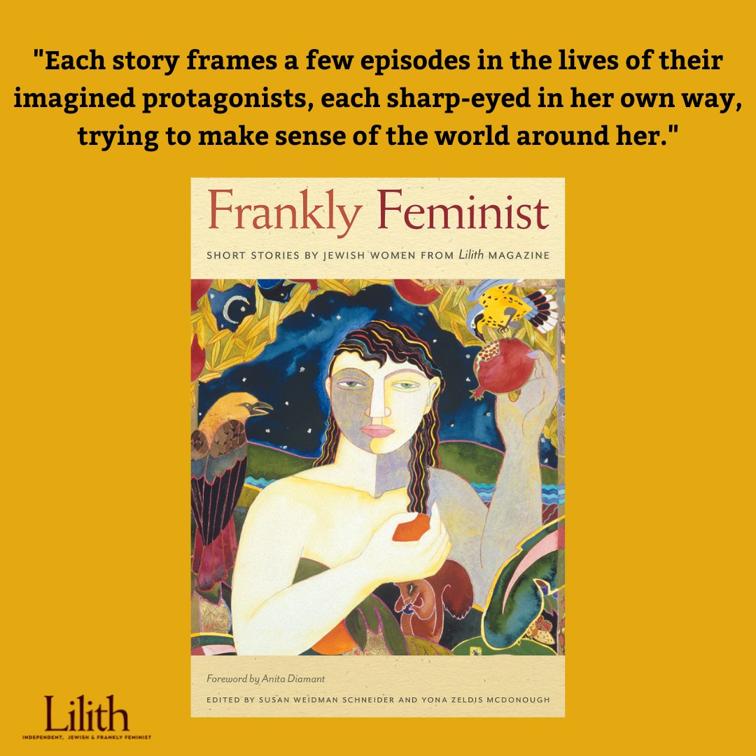 It's Frankly Feminist Friday! 
Here's your weekly sneak peek at some of the exciting content you'll find in Lilith's forthcoming fiction anthology, starting with Section One: "Transitions."
Preorder your copy at bit.ly/FranklyFeminist!
(1/2)