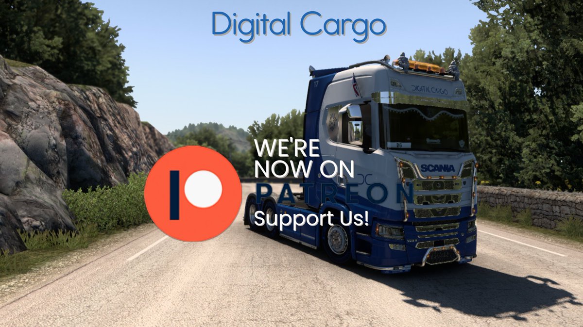DigitalCargoVTC's tweet photo. 🥇| Support Us!

we'll have to pay some expenses to run this VTC and invest on a lots of our projects so we're to introduce the launching of our own Patreon page. This is where you can support us and gain exclusive access from us.

> https://t.co/DzqR1dG29q https://t.co/xS7AdSbDXw