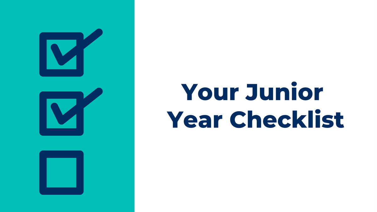 ACTStudent's tweet photo. Rising junior? Check out this checklist to help you stay on track. https://t.co/8UiSjiP5TC https://t.co/XImRgvKMqb