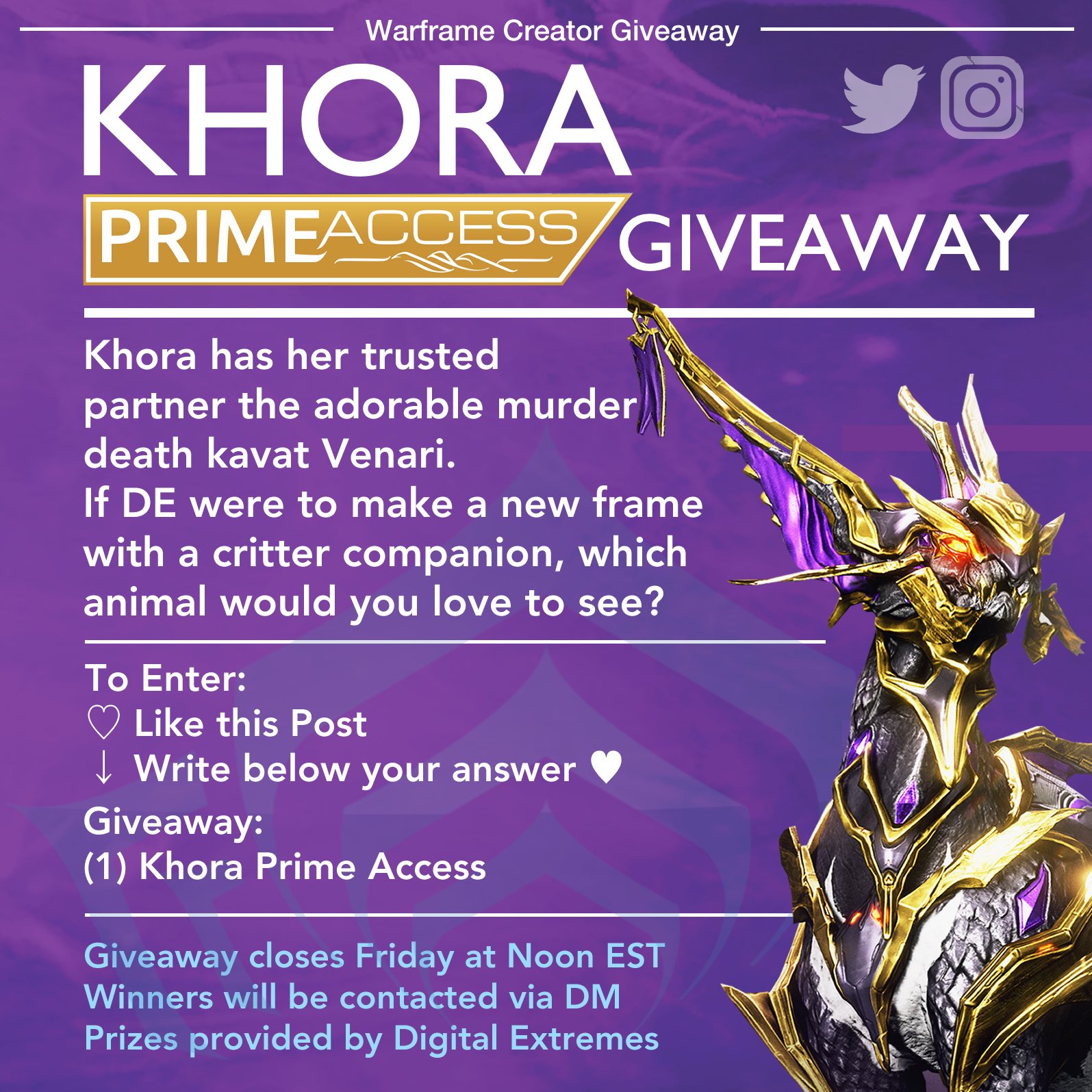 Warframe: Khora Prime Access