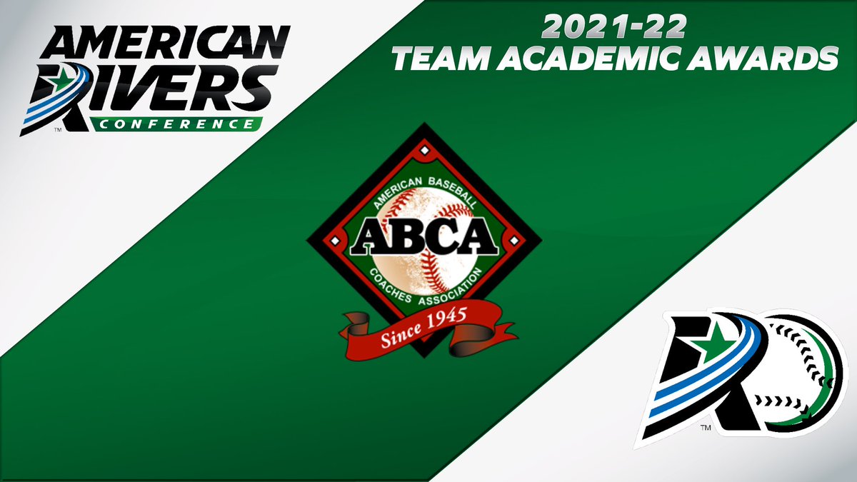 Six <a href="/AmerRiversConf/">American Rivers Conference (A-R-C)</a> Teams Honored with <a href="/ABCA1945/">ABCA</a> Team Academic Excellence Award 

#rollriversBSB

📰: bit.ly/3bb6DOE