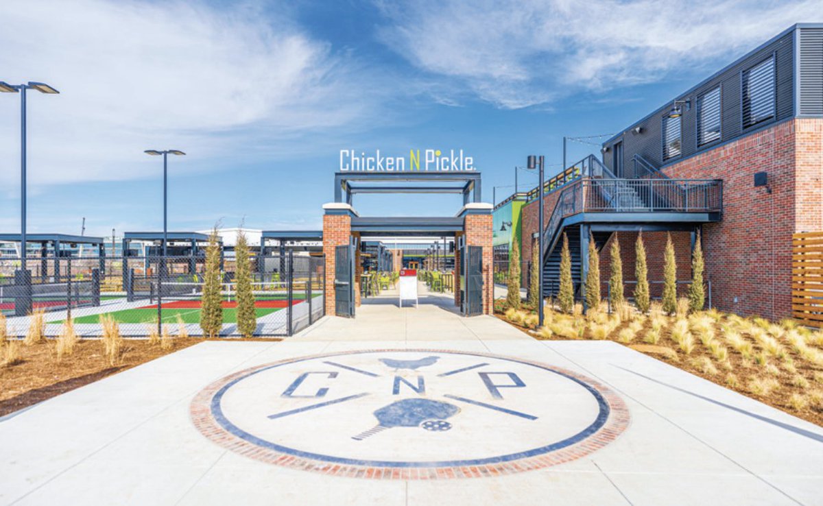 rsimagazine's tweet image. Something for Everyone: With six locations and growing, Chicken N Pickle hits a winner by combining pickleball with dining and entertainment. #pickleball  #demographicshift #trends #competitivesocializing #topgolf

More 👉 bit.ly/3zCP5o1
