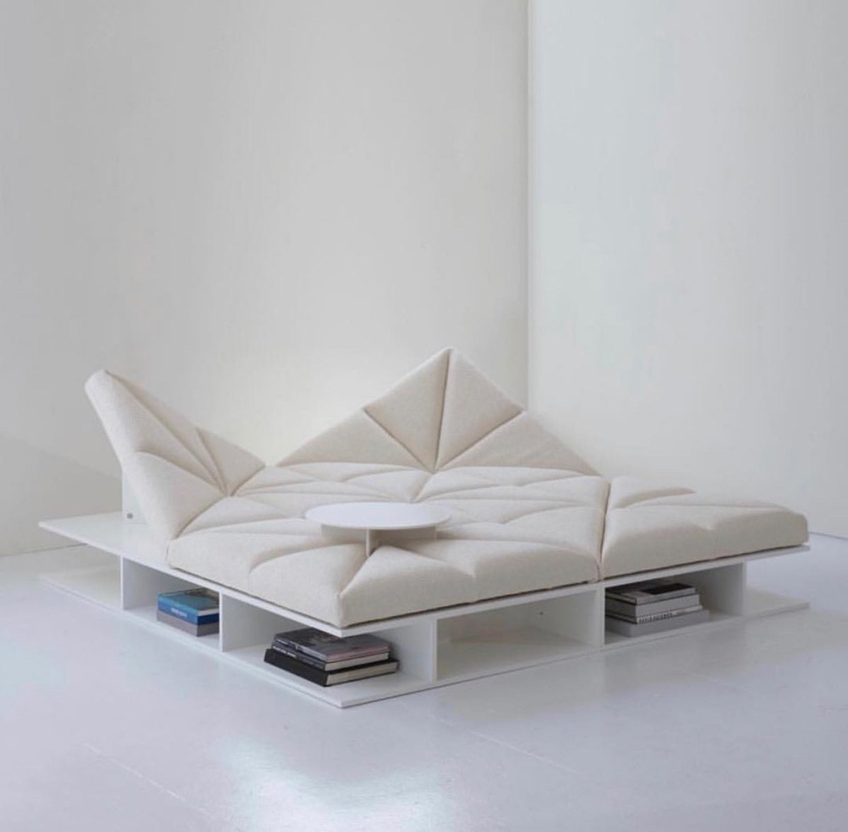 designdocument's tweet image. Rectangle Module Bookshelf by Pierre Paulin