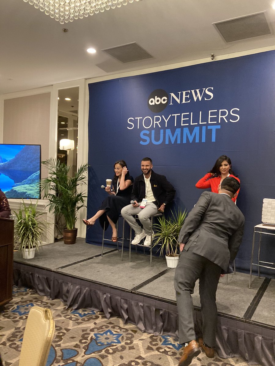 ABCNewsTalent's tweet image. This next panel is going to be so fun! @ashan @EvaPilgrim @Zohreen