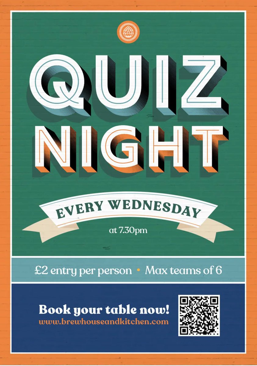 This time next week we will be holding the first quiz night!
Every wednesday @ 7:30pm - brilliant prizes to be won 
If you want to have a confirmed spot for quiz night then book through our website, phone us or come into the pub 😁 (all the details are in our bio)