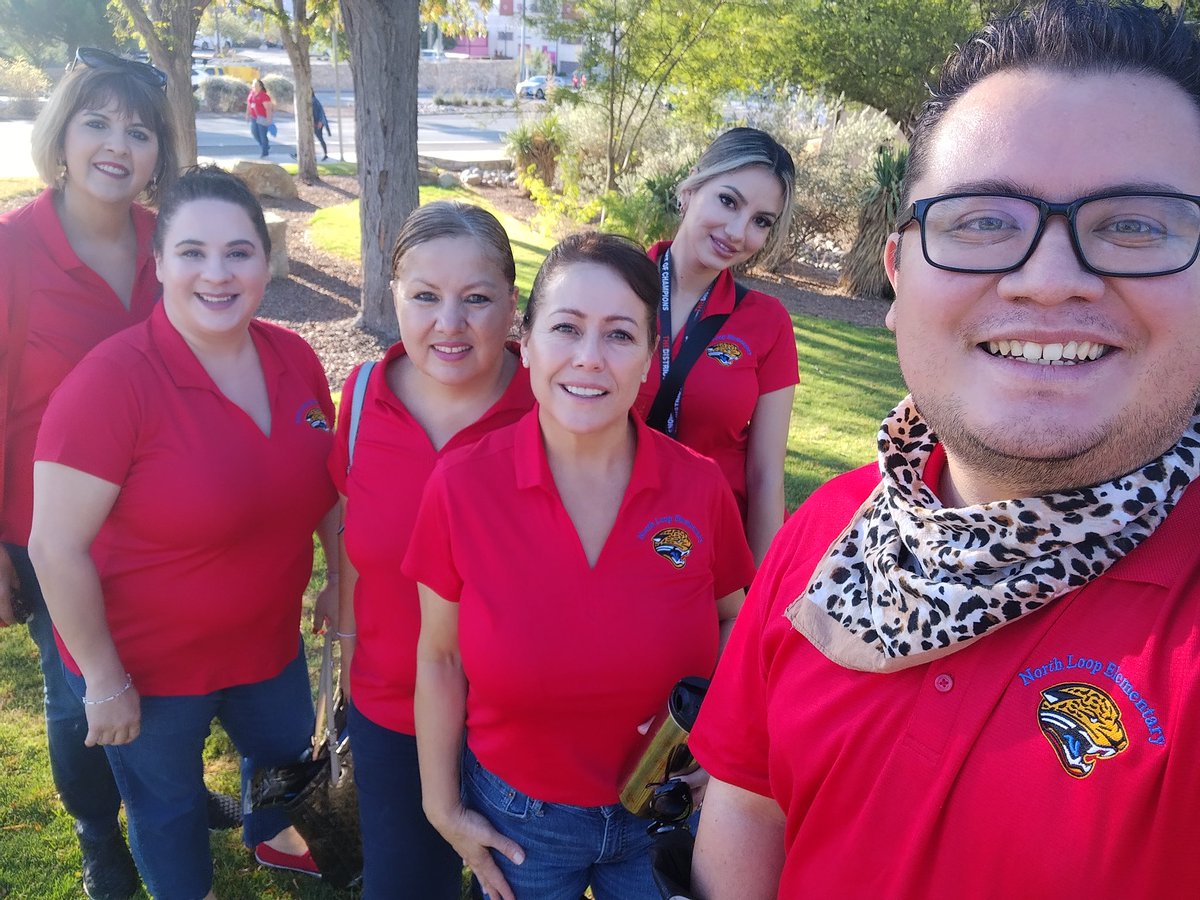 Showing our Jaguar Pride at convocation yesterday. #NorthLoopES