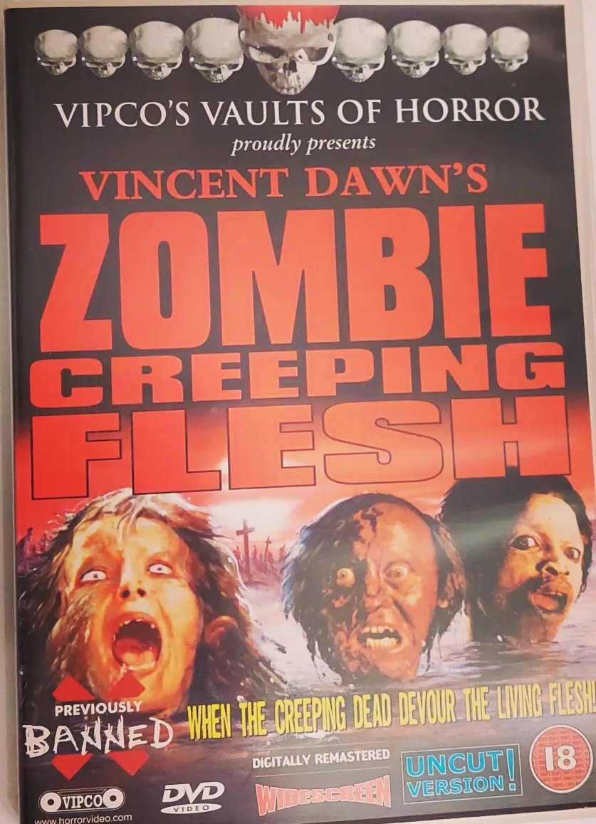 BadMovieCult's tweet photo. Saw this uncut in the shop & I had to buy it for the collection
Definitely one of the best from 'Vincent Dawn' ๐คฃ
Thanks again @TheMovieStore22
#zombiecreepingflesh
#brunomattei #italianhorror #goblin #80shorror #dvdcollector #dvd #TheMovieStore #moviecollector #physicalmedia https://t.co/pQdXiAAPPW