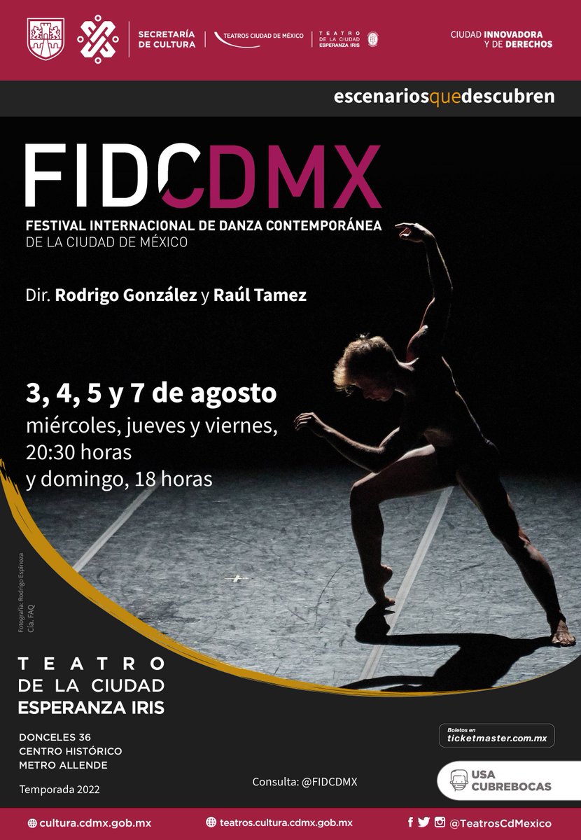_MenuTeatral's tweet image. #Borderline es la más reciente creación del bailarín, coreógrafo y cinematógrafo mexicano César Brodermann. Disfruta esta pieza el próximo 3 de agosto en el #TeatroDeLaCiudad dentro de @FIDCDMX .

🎟️ bit.ly/3FIDctc