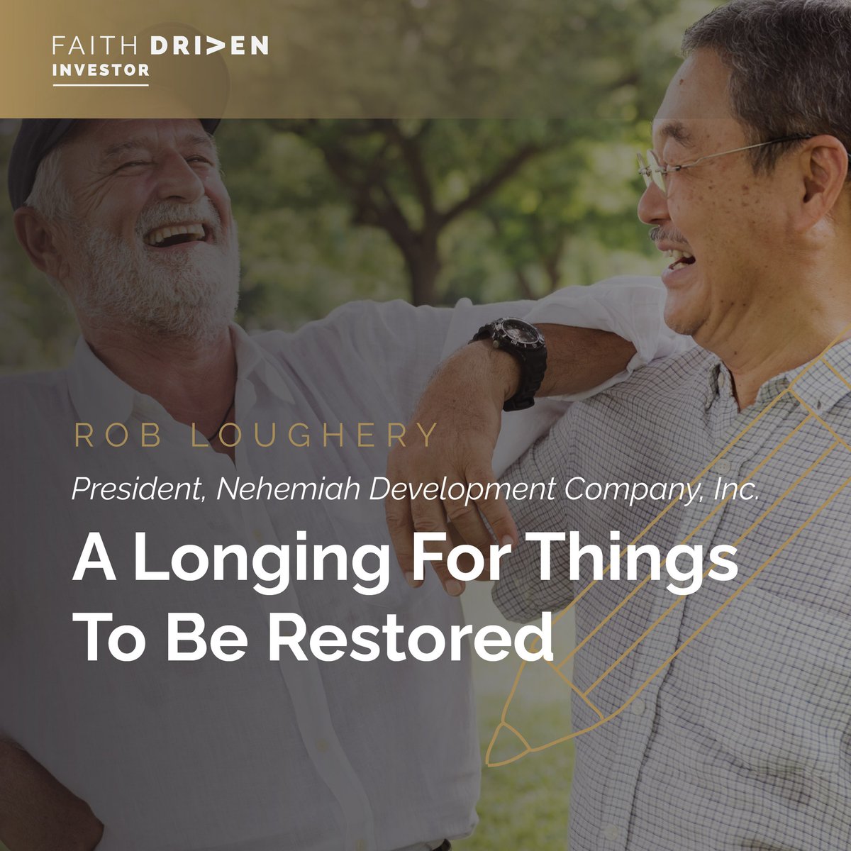 nehemiahdevco's tweet photo. @RobertGLoughery wrote a @FDInvestor blog about keeping God’s perfect plan to redeem the world in motion by using our resources &amp; talents to renew, rebuild &amp; restore community,using the physical,relational &amp; spiritual. https://t.co/8OD7wqoy1V #faithdriveninvestor #kingdomimpact https://t.co/El333OJrv8