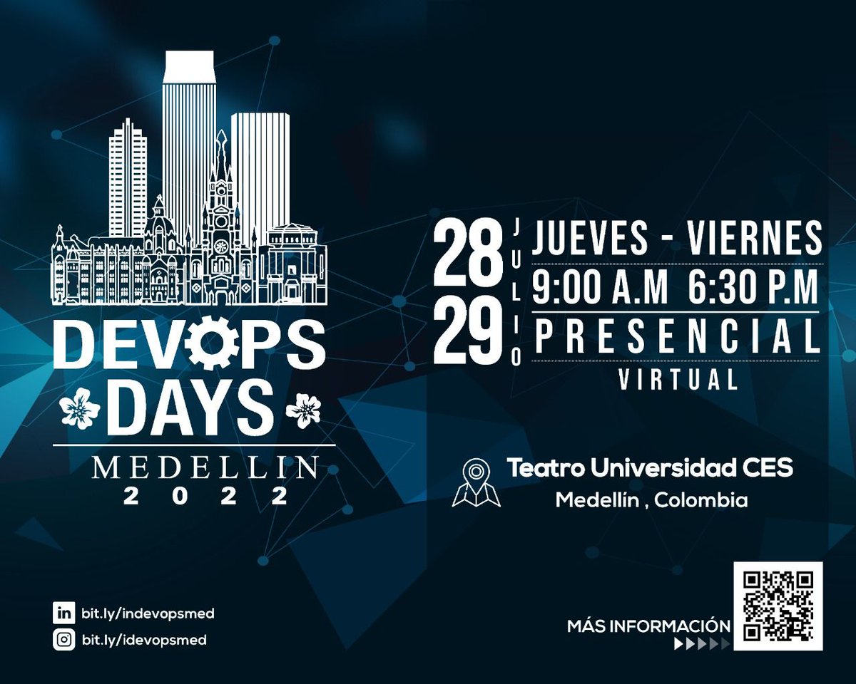 marcelocataldo's tweet image. Este viernes estaré hablando de #TransformaciónDigital en #DevOps2022, el evento para los apasionados por el mundo TI, desarrollo y operaciones. Mi charla será a las 10:30 a.m.
Los invito a ser parte de la experiencia #DevOps.
Mas información 👉🏻 devopsdays.io