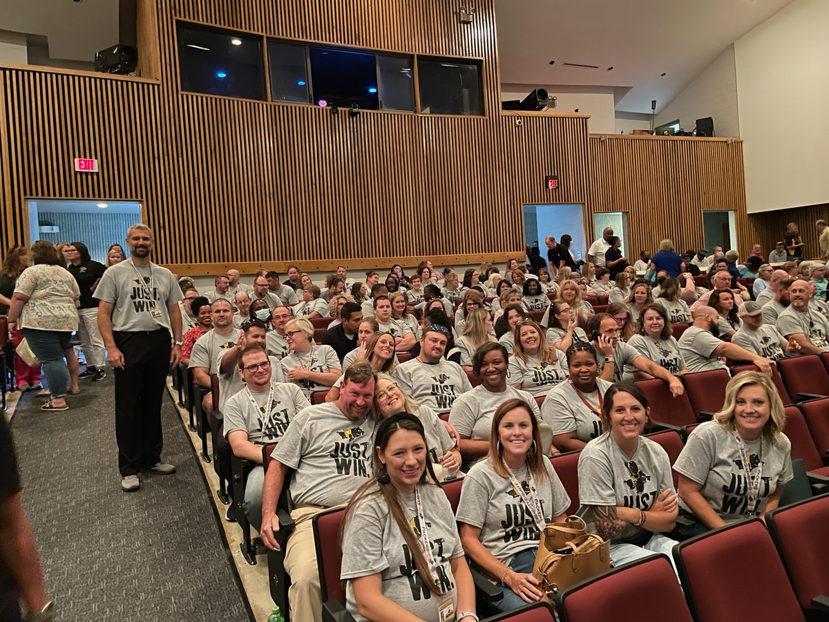 CCHS Faculty and Staff met at Withers Auditorium today to hear Mr. Flip Flippen speak.