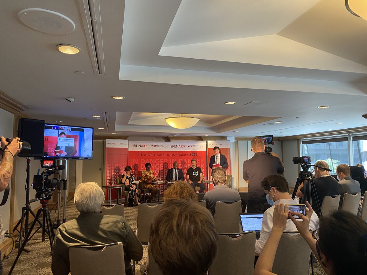 John Butler (@butlerjohnw) on Twitter photo All star panel as <a href="/benphillips76/">Ben Phillips</a> kicks off the launch of <a href="/UNAIDS/">UNAIDS Global</a>’ Global Update on AIDS with <a href="/Winnie_Byanyima/">Winnie Byanyima</a>, <a href="/JNkengasong/">John Nkengasong</a> and Tony Fauci. The report is titled ‘In Danger’, which says it all. #AIDS2022 All star panel as <a href="/benphillips76/">Ben Phillips</a> kicks off the launch of <a href="/UNAIDS/">UNAIDS Global</a>’ Global Update on AIDS with <a href="/Winnie_Byanyima/">Winnie Byanyima</a>, <a href="/JNkengasong/">John Nkengasong</a> and Tony Fauci. The report is titled ‘In Danger’, which says it all. #AIDS2022