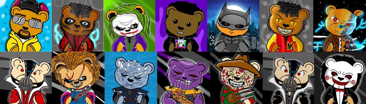 ScareBearsClub's tweet photo. #ScareBearsClub  ETH is Down To The Floor, What You Waiting For !!! Don’t Miss This Special! At 100 ETH We Will Build a Home for a Single Mother !!! #NFT #nftart #NFTCommunity Click Link Below for Purchase: https://t.co/PZNue40BVE https://t.co/VTGBEGqsM2