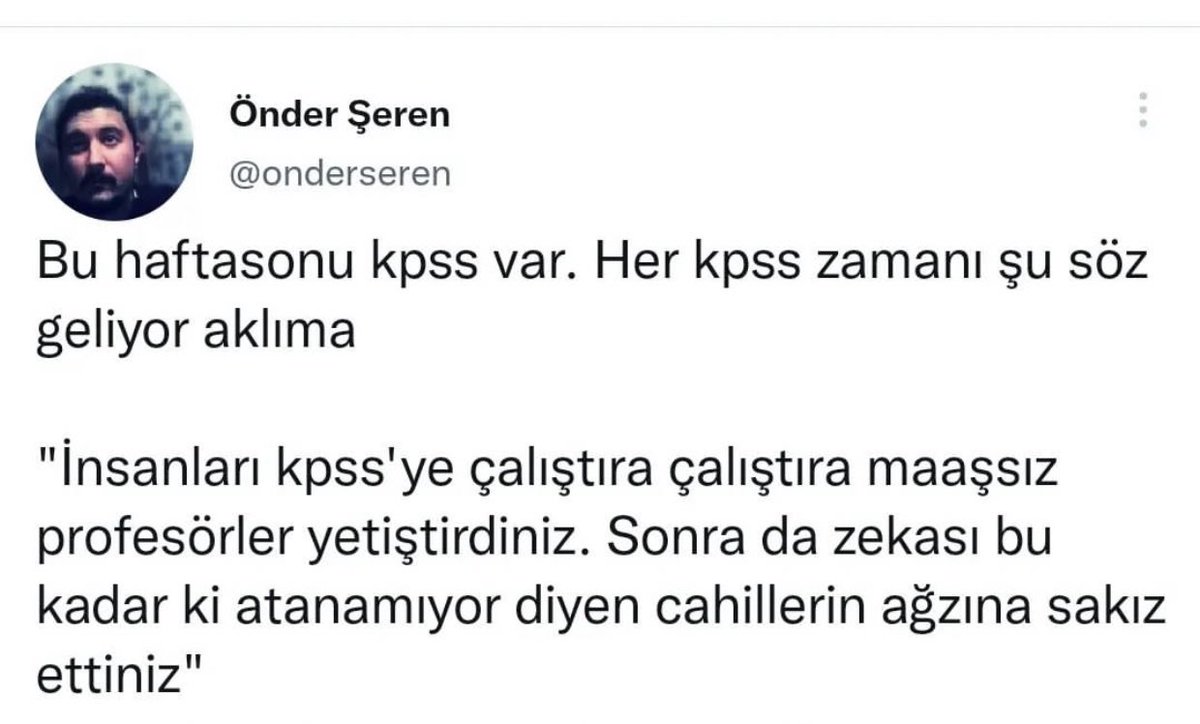 Sözün özü 👏🏻
Arkadaş hepimiz adına konuşmuş 😀 
#kpss2022