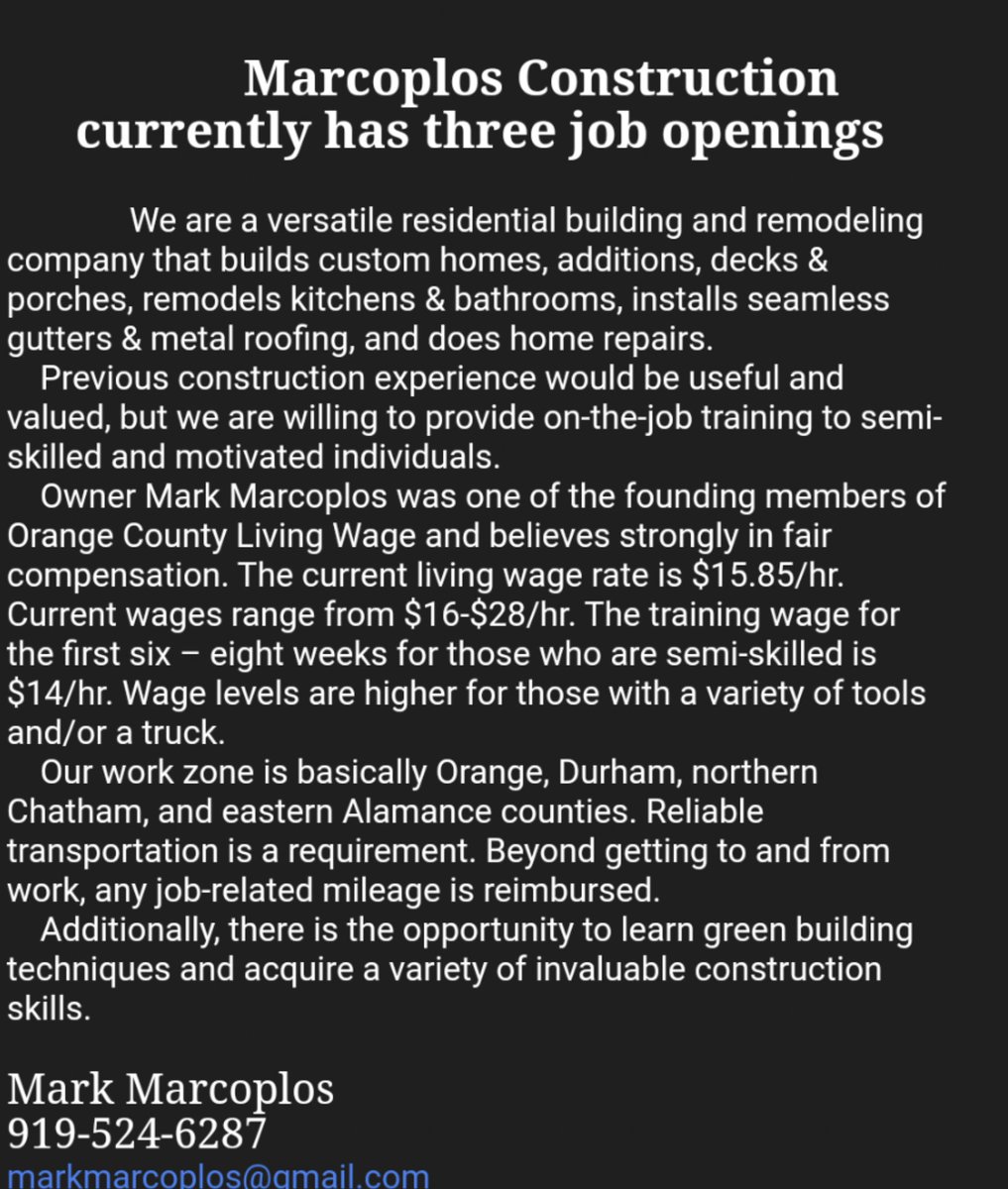 StephandKip's tweet photo. Job openings! https://t.co/lYNSEzNkSB