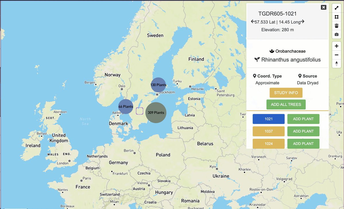 TreeGenes's tweet image. FEATURED STUDY: #GeneticStructure in parasitic Rhinanthus angustifolius is determined by geographical distance rather than #habitat – implications for #taxonomy and #conservation
 By: Anneli Jonstrup, Stefan Andersson, and Mikael Hedrén
See 485 #plants at: treegenesdb.org/cartogratree?a…