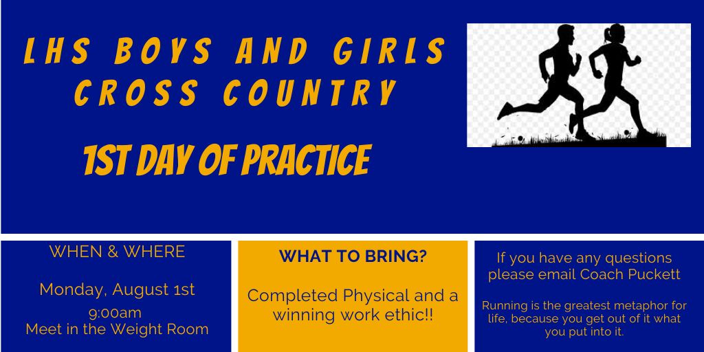 LINCOLN HIGH SCHOOL BOYS AND GIRLS CROSS COUNTRY INFORMATION.

EXCITED TO SEE THE EAGLES SHOW THE RESULTS OF THEIR HARD WORK!!