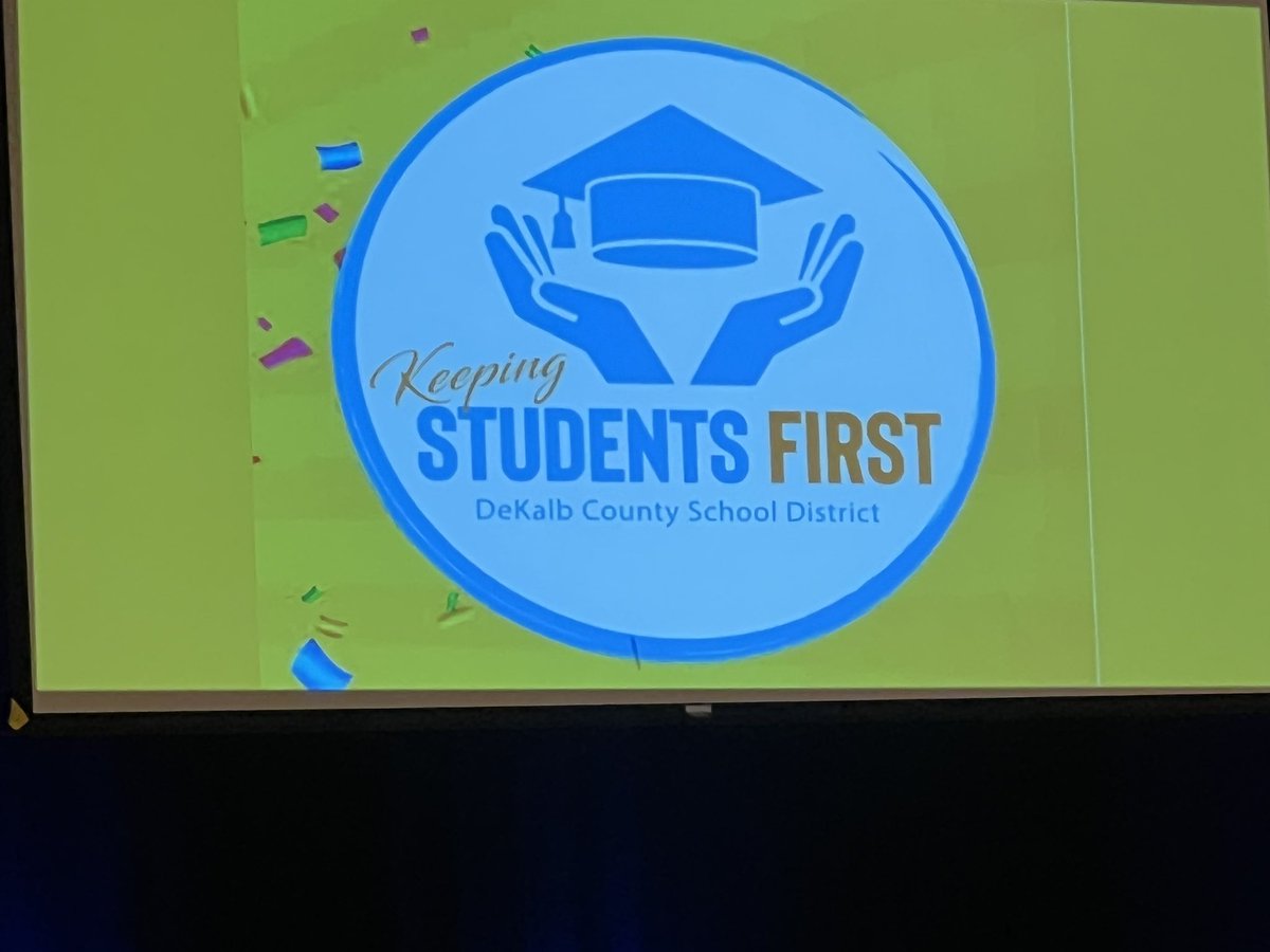 OakcliffEagle1's tweet photo. The charge for 2022-23 has been given by our Superintendent, Dr. Tinsley, so now we are ready to open our doors, roll up our sleeves, and do what’s RIGHT for children in @DeKalbSchools and @DCSDRegion1! Good times at our Summer Leadership Conference! #keepingstudentsfirst https://t.co/YWvP3u3a44